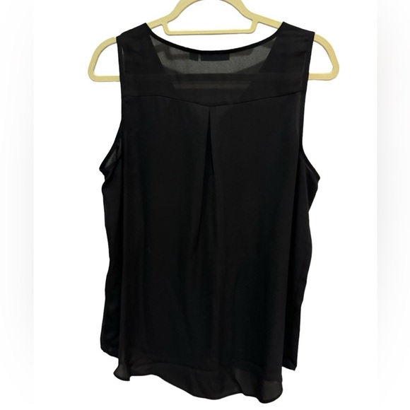 Apt 9 - V-Neck button front sleeveless blouse - Size L - Picture 3 of 3